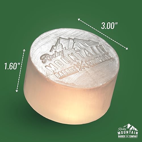 Miniatura 2 de Barras de champú y jabón corporal todo en uno para hombre, extra gruesas de 1.6 pulgadas, gel de glicerina para el cabello y el cuerpo, 2 barras de