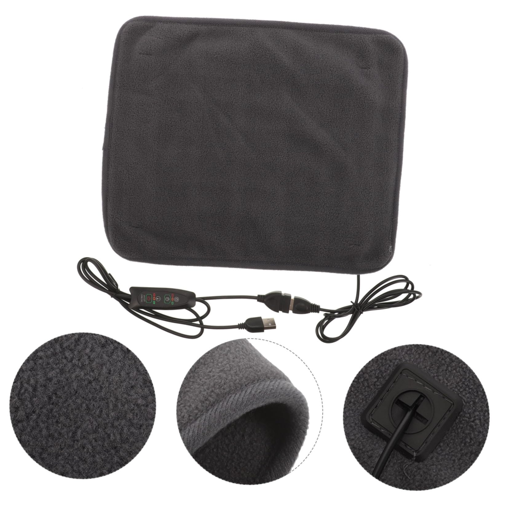HANABASS Tapis Chauffant USB pour Chat et Petit Chien, Coussin Réglable