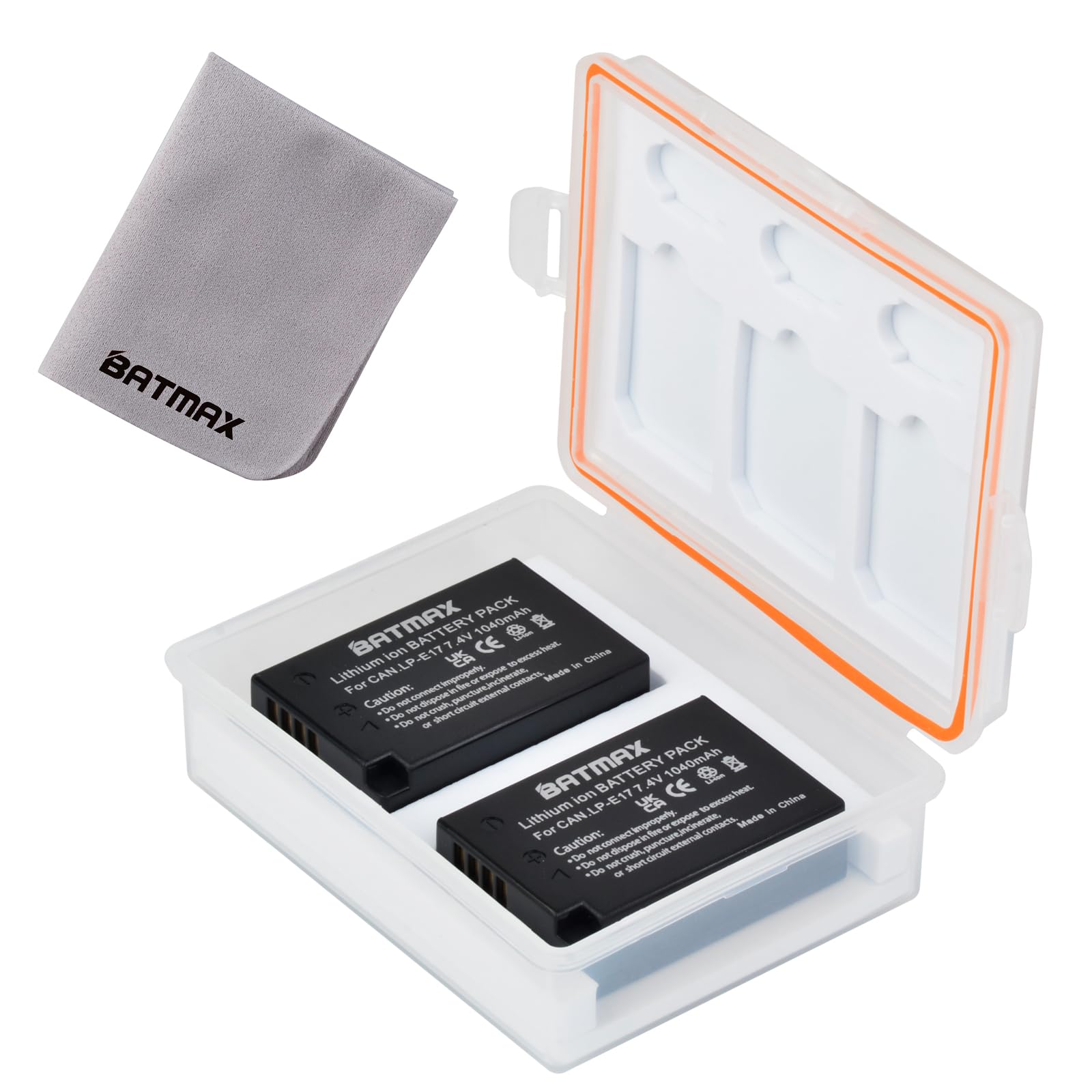 4x Schutzbox Für Canon LP-E17 Akku & Speicherkarten | Wasserdicht | Passend Für EOS M3, M6, 77D, 200D, 800D Uvm.
