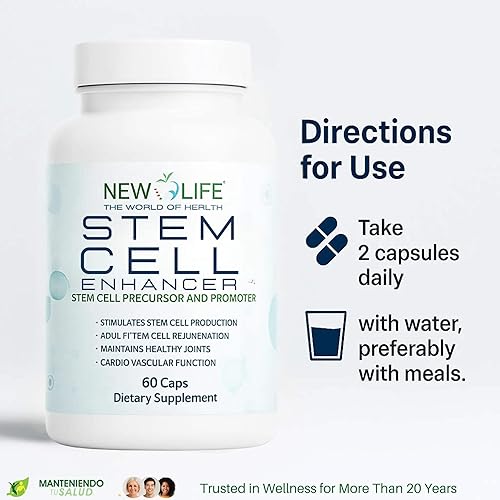 Miniatura 5 de Célula madre, producción de células, 1100 mg, 60 cápsulas