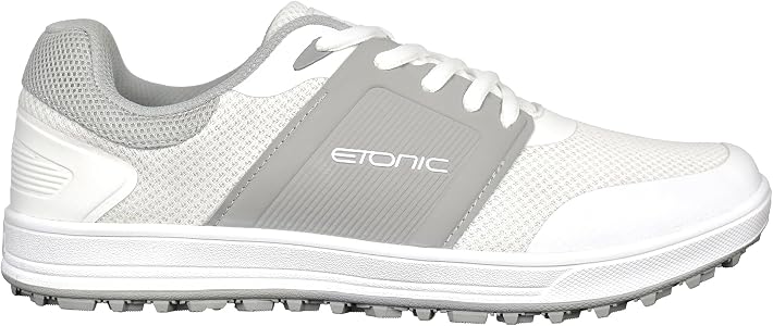 Amazon.com: Etonic Golf G-SOK 5.0 Spikeless Shoes White/Gray Size