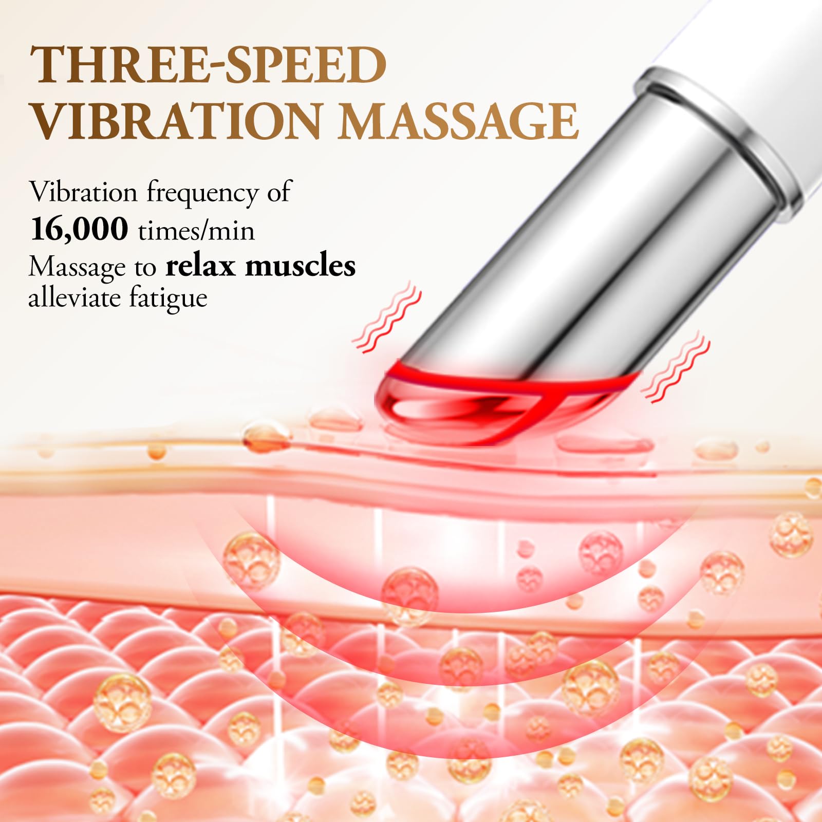 Augenmassagegerät,ANLAN 40±2℃ Gesichtsmassagegerät Eye Fresher Elektrisch EMS Gesicht Gerät LED Lichttherapie Facial Massager für augenringe entfernen,Face & Eye massager Anti Falten Anti Aging