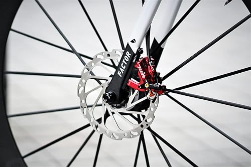 Miniatura 7 de Juin Tech GT-F - Juego de pinzas de freno de disco hidráulicas para bicicleta de 4 pistones accionadas por cable híbrido para