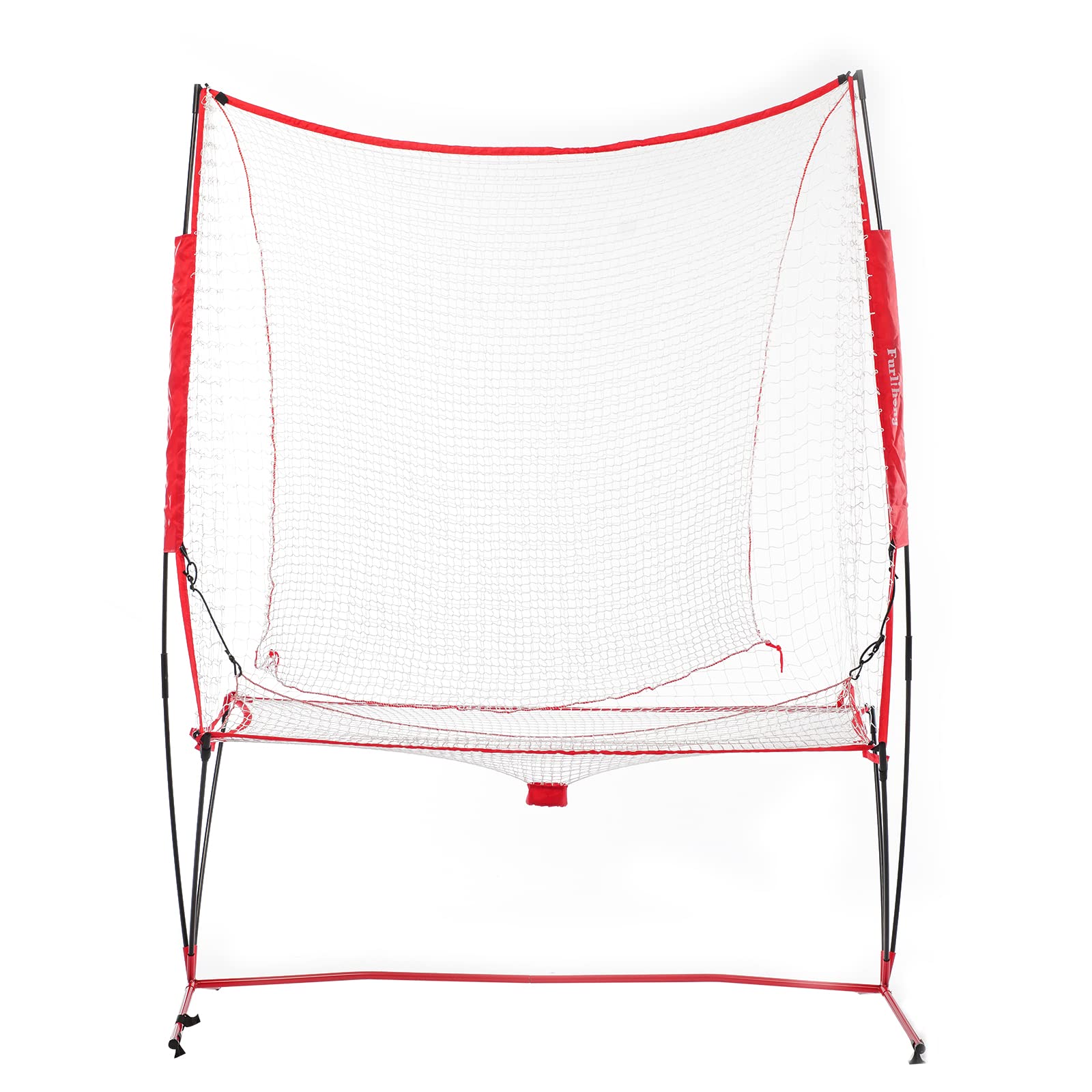 Furlihong NT01 Baseball & Tennis Ball Recycling System Net, 6 x 7ft, Portable Polyester Net and Fiberglass Frame, Compatible with 6801BH 680BH 6802BH Toss Machine, with Carrying Bag (Net Only)