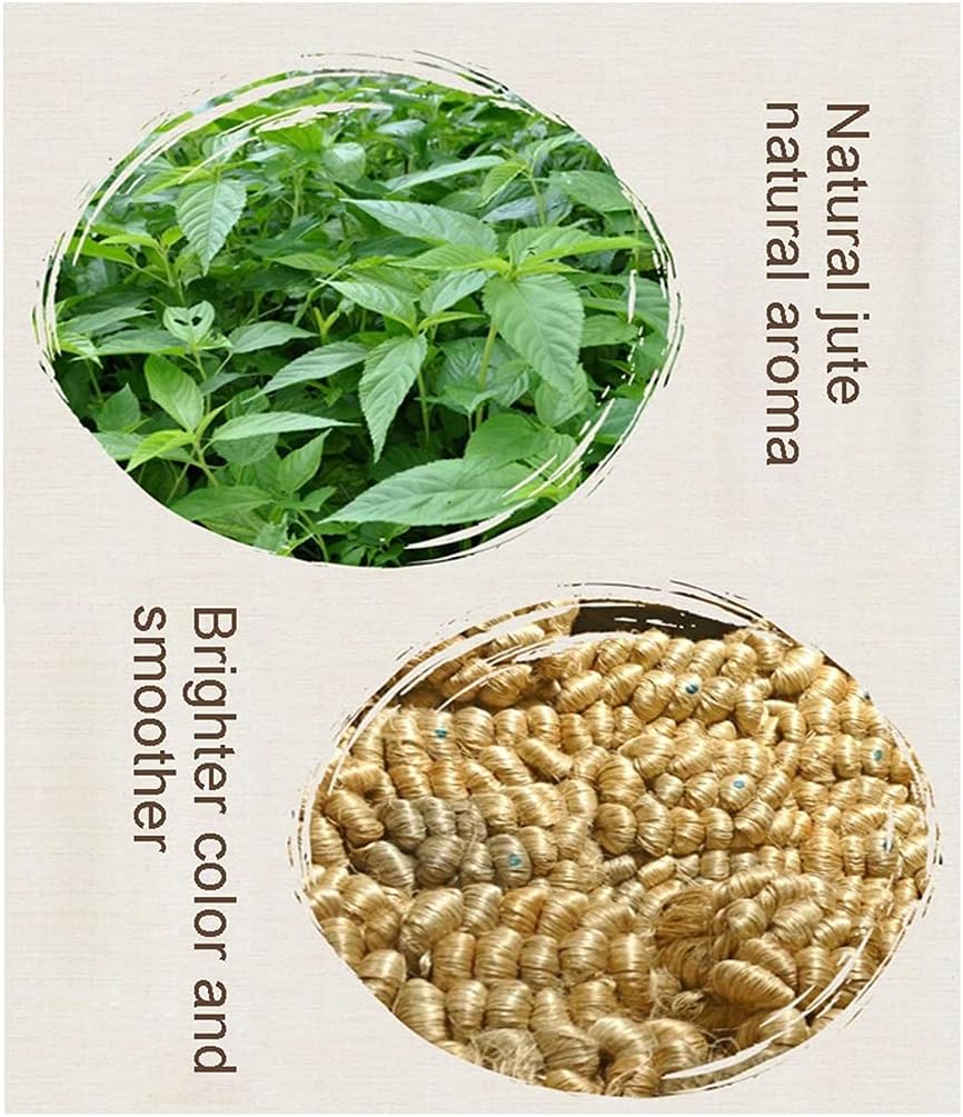 Kids Outdoor Climbing Rope Safety Net 1x1m (3.28x3.28ft) - Durable Hemp Cargo Net for Balcony & Stair Protection, Decorative Hanging Bridge for Safety & Play