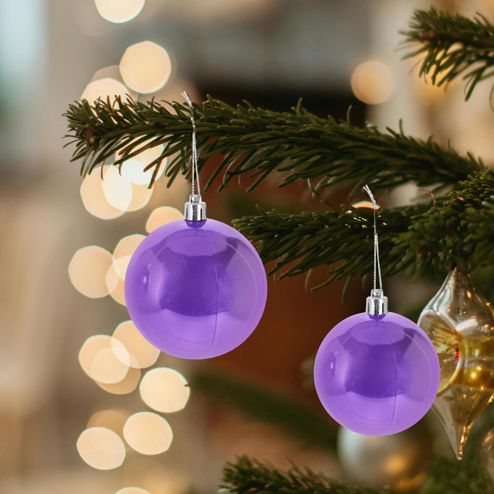 Sosoport 37pezzi Palline Di Natale Infrangibili Ornamenti Natalizi Da Appendere Forma Di Palla Per Albero Di Natale Decorazioni Per Albero Di Lavoretti Natalizi Fai Da Te