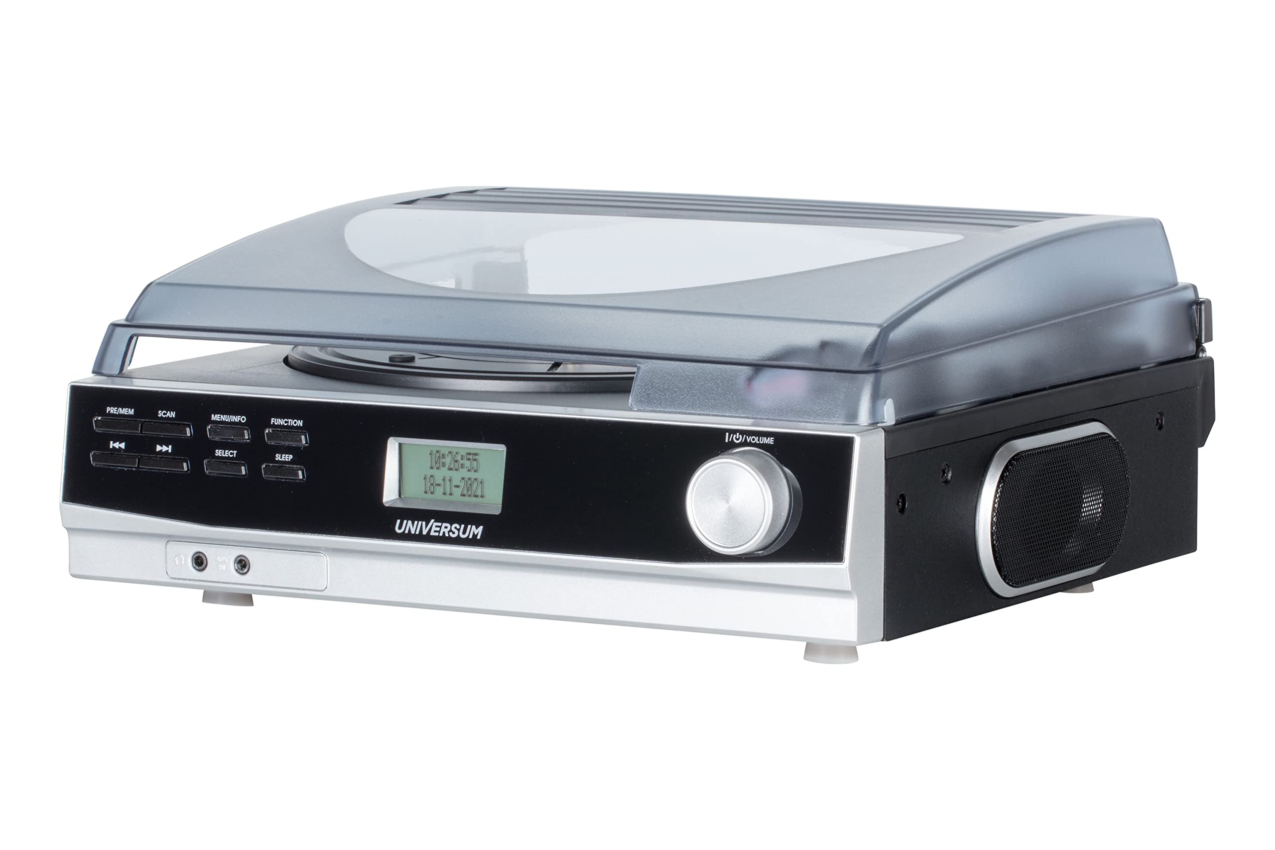 UNIVERSUM Plattenspieler mit Lautsprecher und UKW, DAB+ Digitalradio TT 300-21