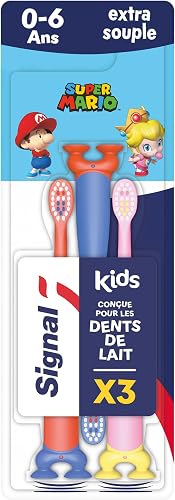 Brosse à Dents Enfants 0-6 ans Super Mario Extra-Souple L SIGNAL