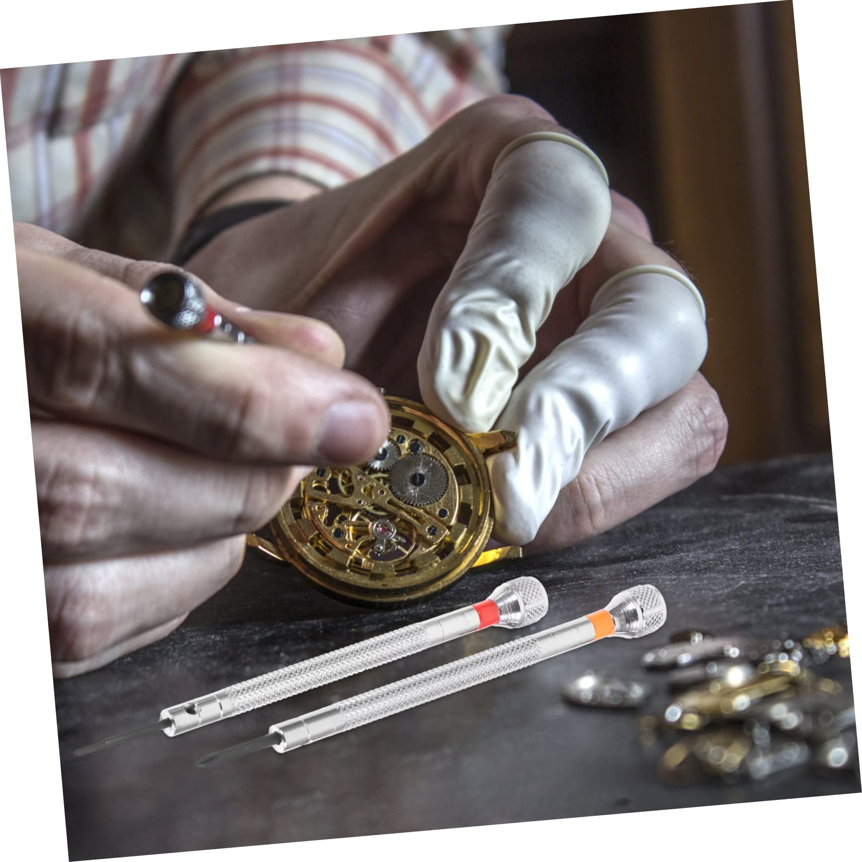 Juego de 13 Destornilladores para Relojes, microdestornilladores, Herramientas para relojeros, Kit de Joyas, minidestornilladores de precisión, Destornilladores pequeños para teléfonos, j(
