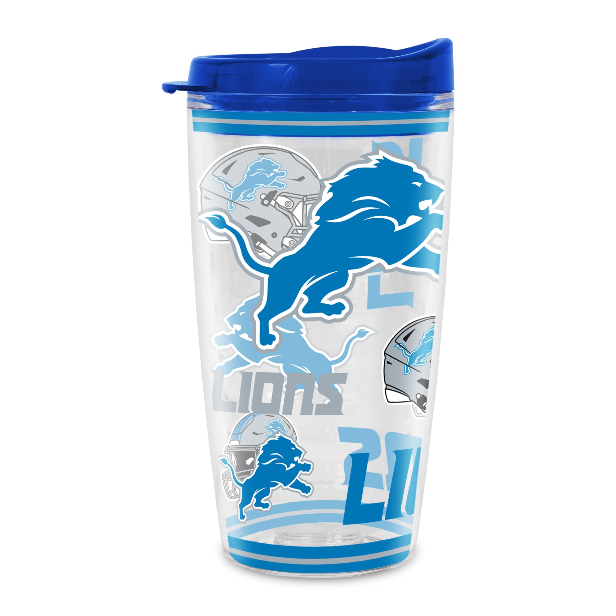 Rico Industries NFL Football Double Wall Mayhem 16oz Tritan Tumbler W Lid