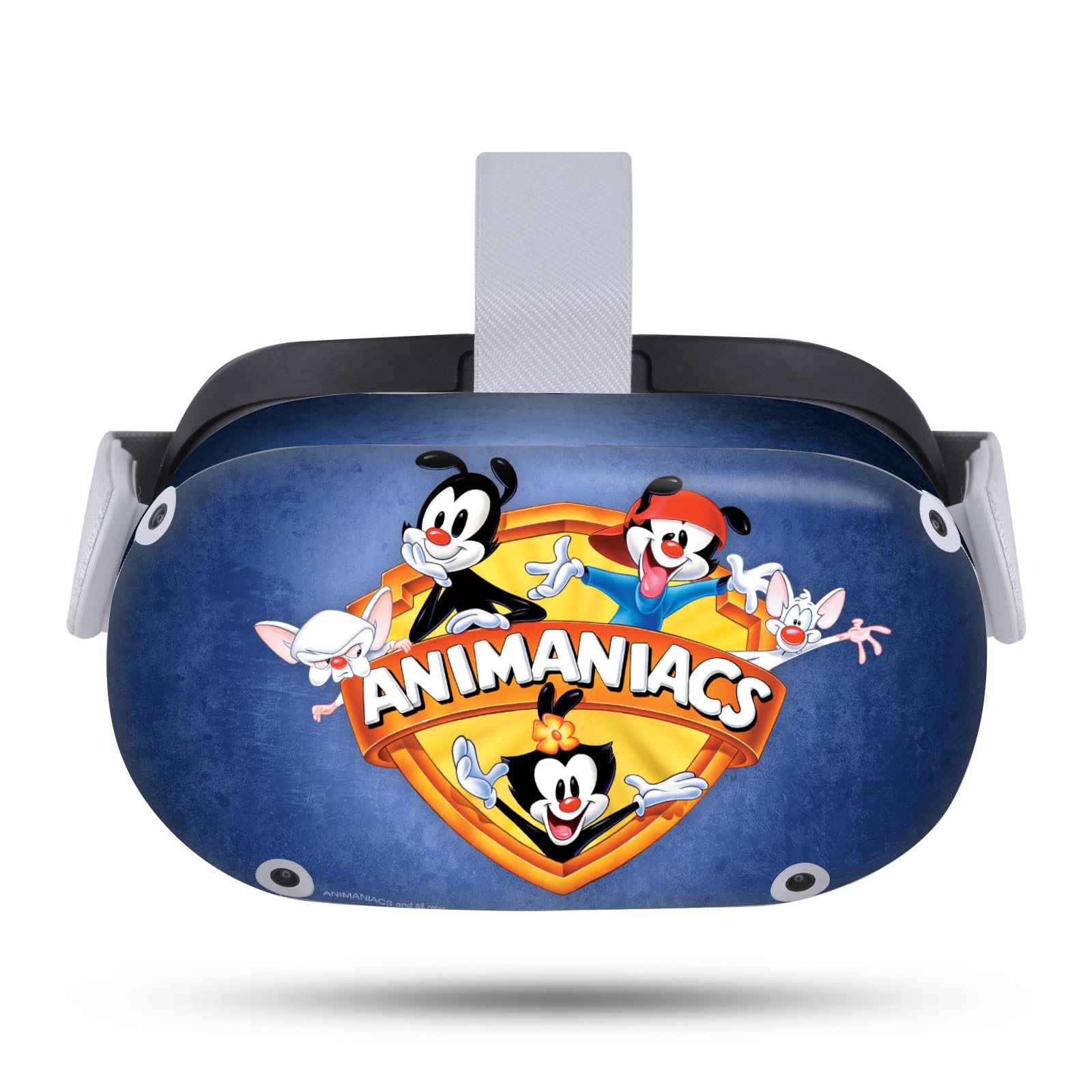 Head Case Designs Officially Licensed Animaniacs Logo Graphic Art Vinyl Sticker Skin Decal Cover Compatible with Meta Quest 2