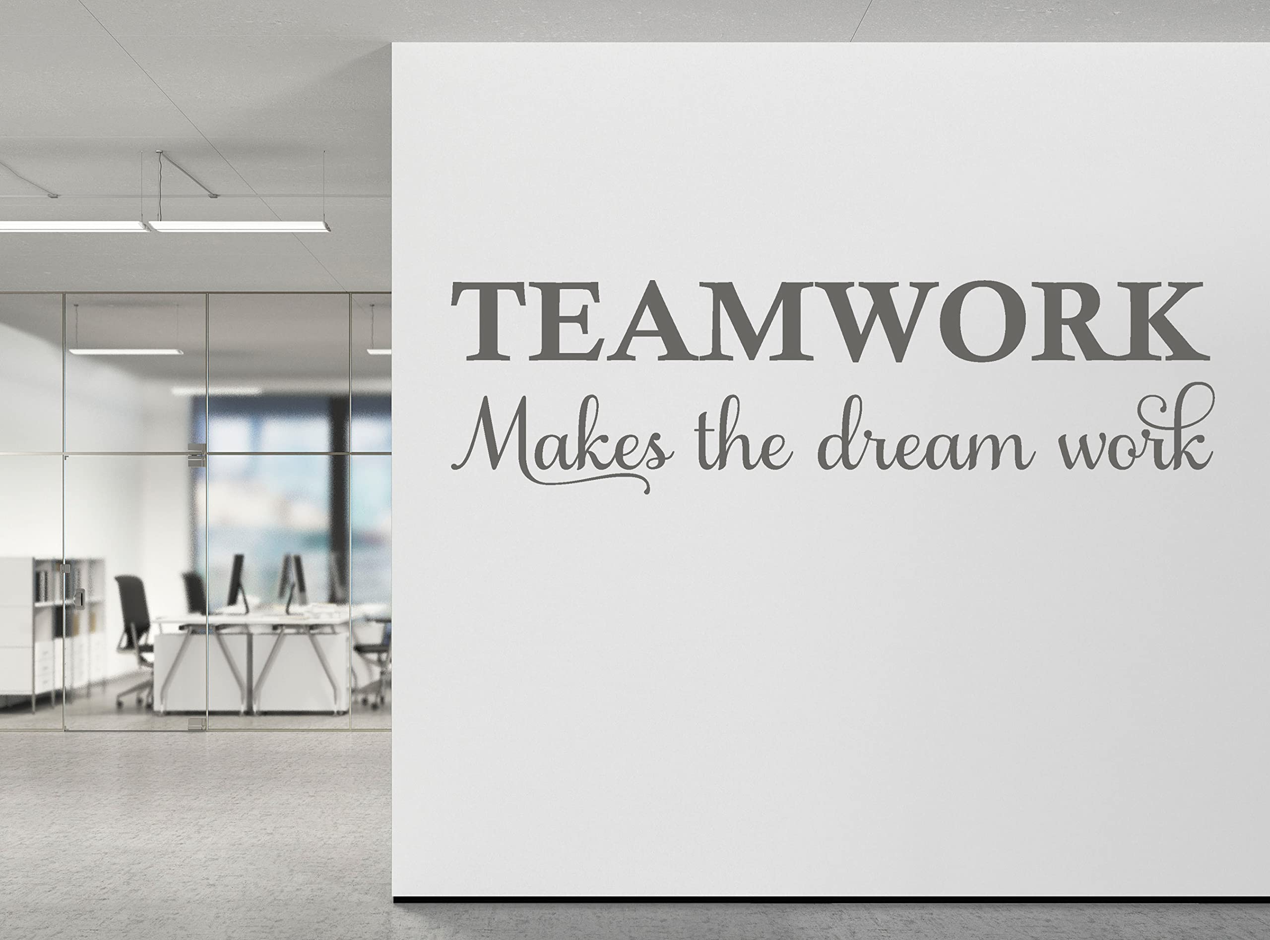 Teamwork Makes Dream Work Quote Wall Quote Teamwork Makes The Dream