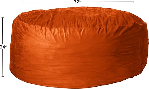 Miniatura 226 de Sofa Sack - Sillón puff de 5 pies, color carbón, solo funda Carbón - Solo funda,Lima - Solo funda,Mandarina - Solo funda,Aqua Marine - Solo