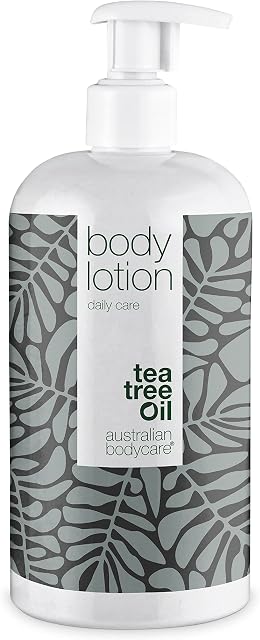 Australian Bodycare Body Lotion for Women & Men 500 ml | Tea Tree Oil Body Lotion against Dry Skin | Daily care Relieve pimples, Ringworm, Fungus, Jock Itch, Acne, Body Odor & smelly feet
