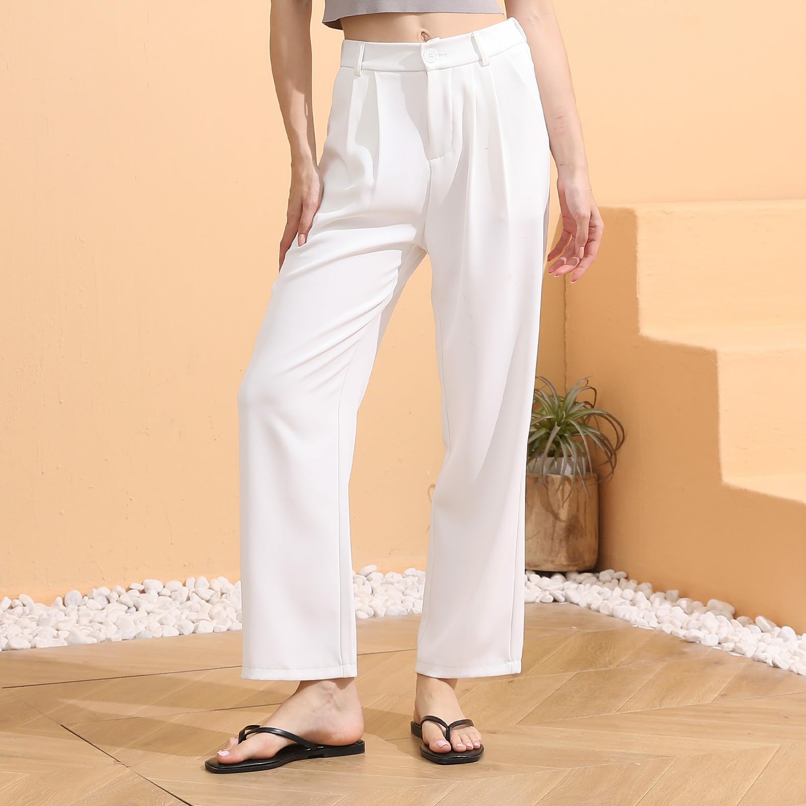 Sandales à bout carré pour femmes tongs en cuir tendance nu-pieds légers pour intérieur et extérieur