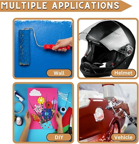 Miniatura 7 de DOAY 5 rollos de cinta adhesiva a rayas  Cinta adhesiva de 116 pulgadas, 18 pulgadas, 14 pulgadas, 12 pulgadas, 34 pulgadas  Cinta adhesiva fina