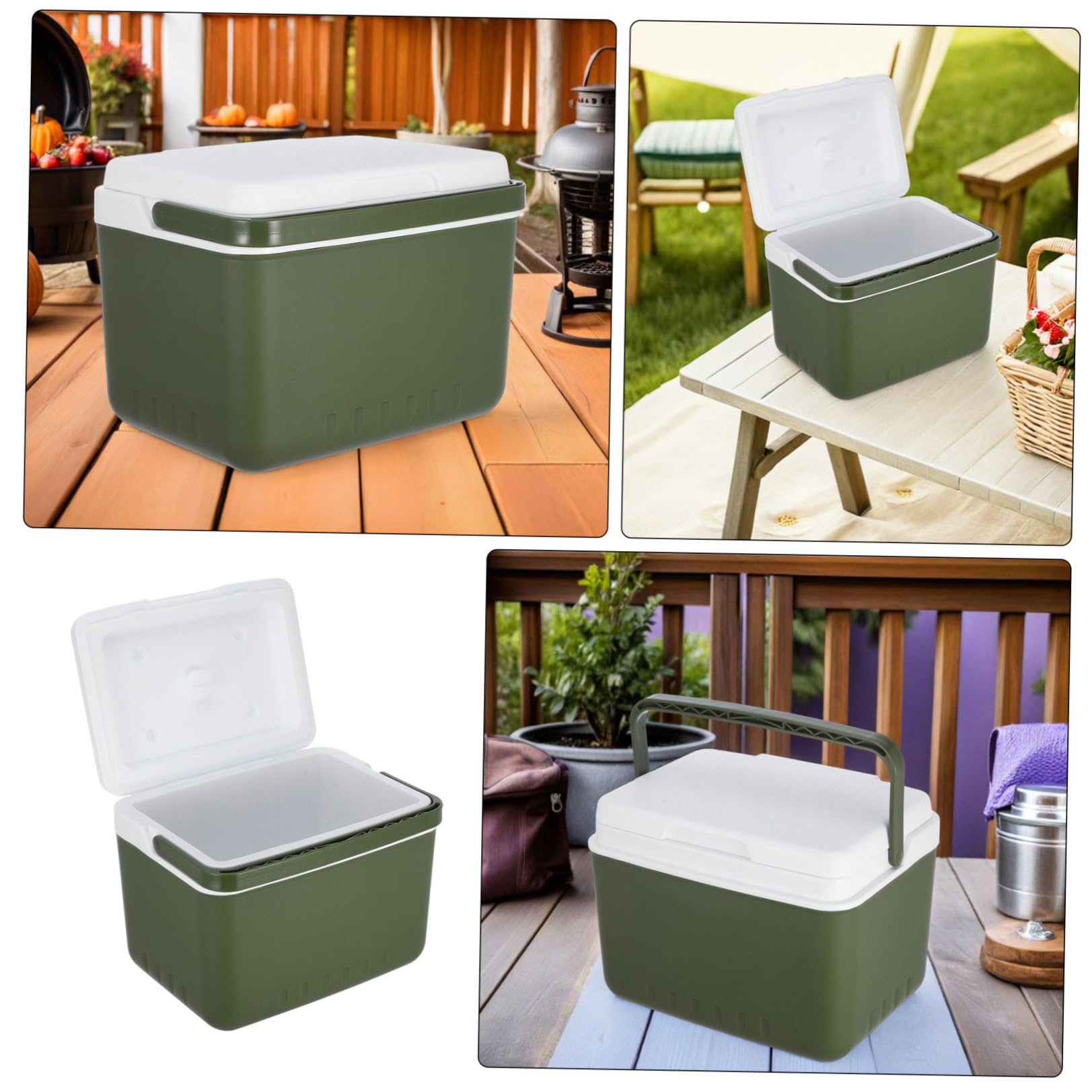 Glacière Isotherme Portable Isolation Longue Durée 9l pour Boissons et Snacks, Matériau PE et Polystyrène pour Pique-niques et Voyages en Plein Air