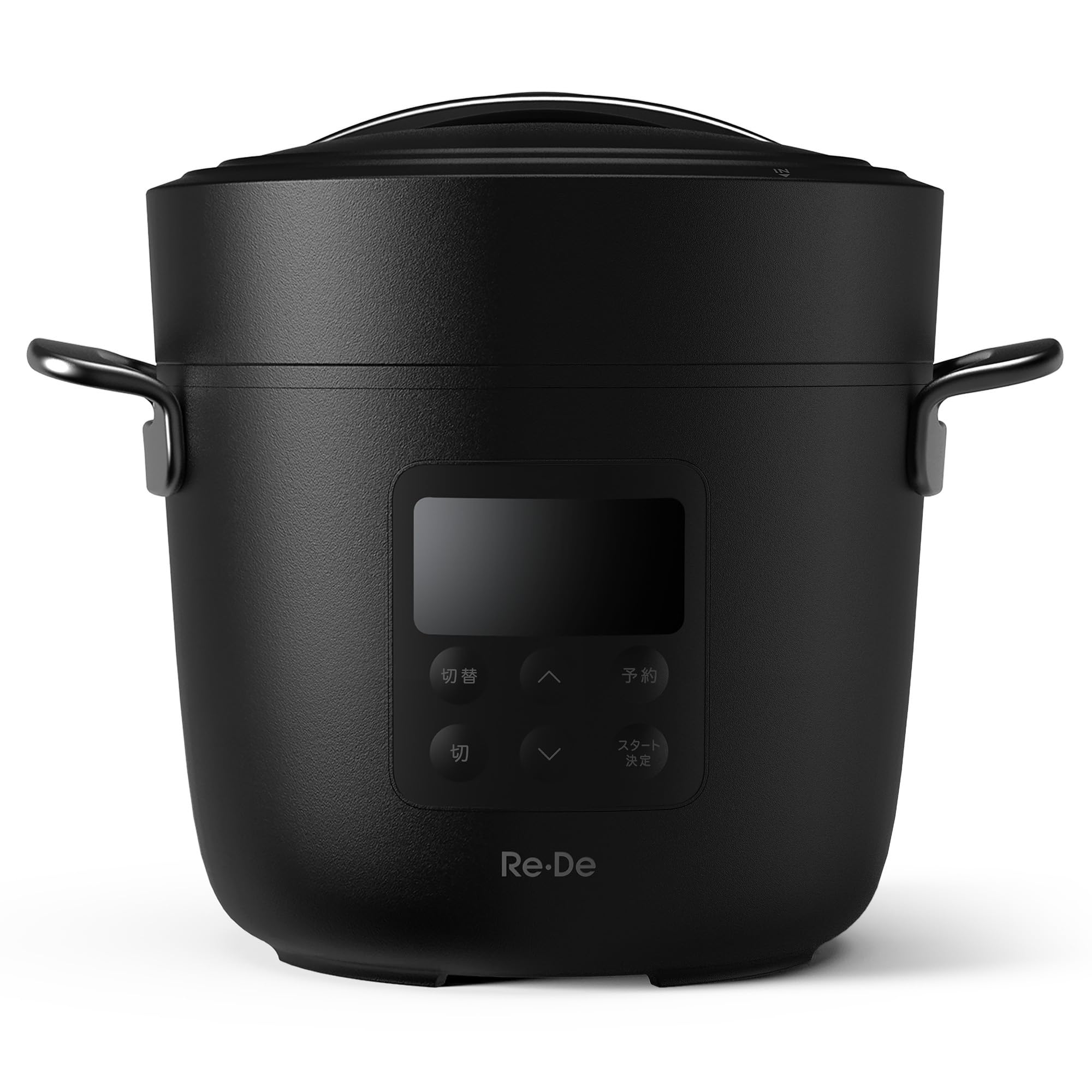 Re・De Pot 電気圧力鍋 ブラック Amazon | Re・De Pot (リデポット) 電気圧力鍋 2L Black ブラック リデ