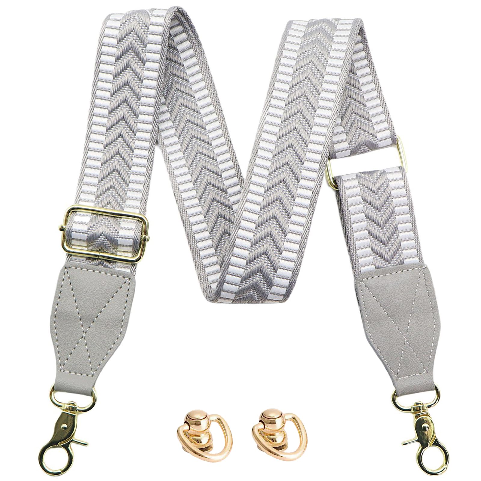LEMEDE Purse Strap Replacement Crossbody 1.5" Wide Shoulder Strap Adjustable Straps Handbag Strap Replacement Belts
