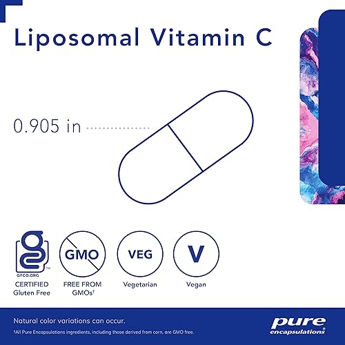 Miniatura 3 de Pure Encapsulations Vitamina C liposomal - Suplemento de apoyo inmunológico* - Nutrición antioxidante - Vitamina diaria - Sin OMG y sin gluten - 120