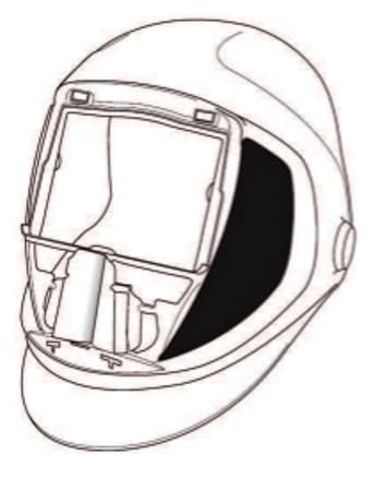 3M Speedglas 9100 Welding Helmet 06-0300-52SW, with SideWindows