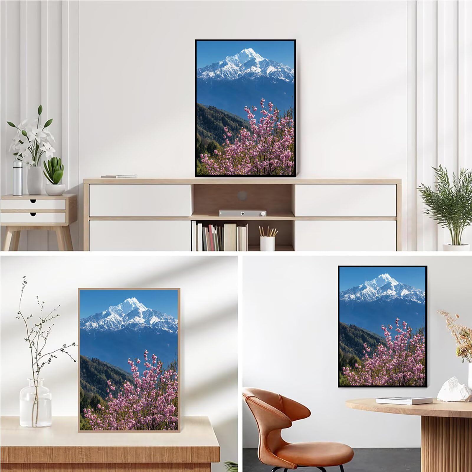 Diamond Painting Kit Completo, Diamond Painting Giappone, 5D Pittura Diamante Kit Manualidades Adultos DIY Diamantini Crystal Art Disegni Ricamo a Punto Croce Artigianale, 60x90cm Monte Fuji j0-645