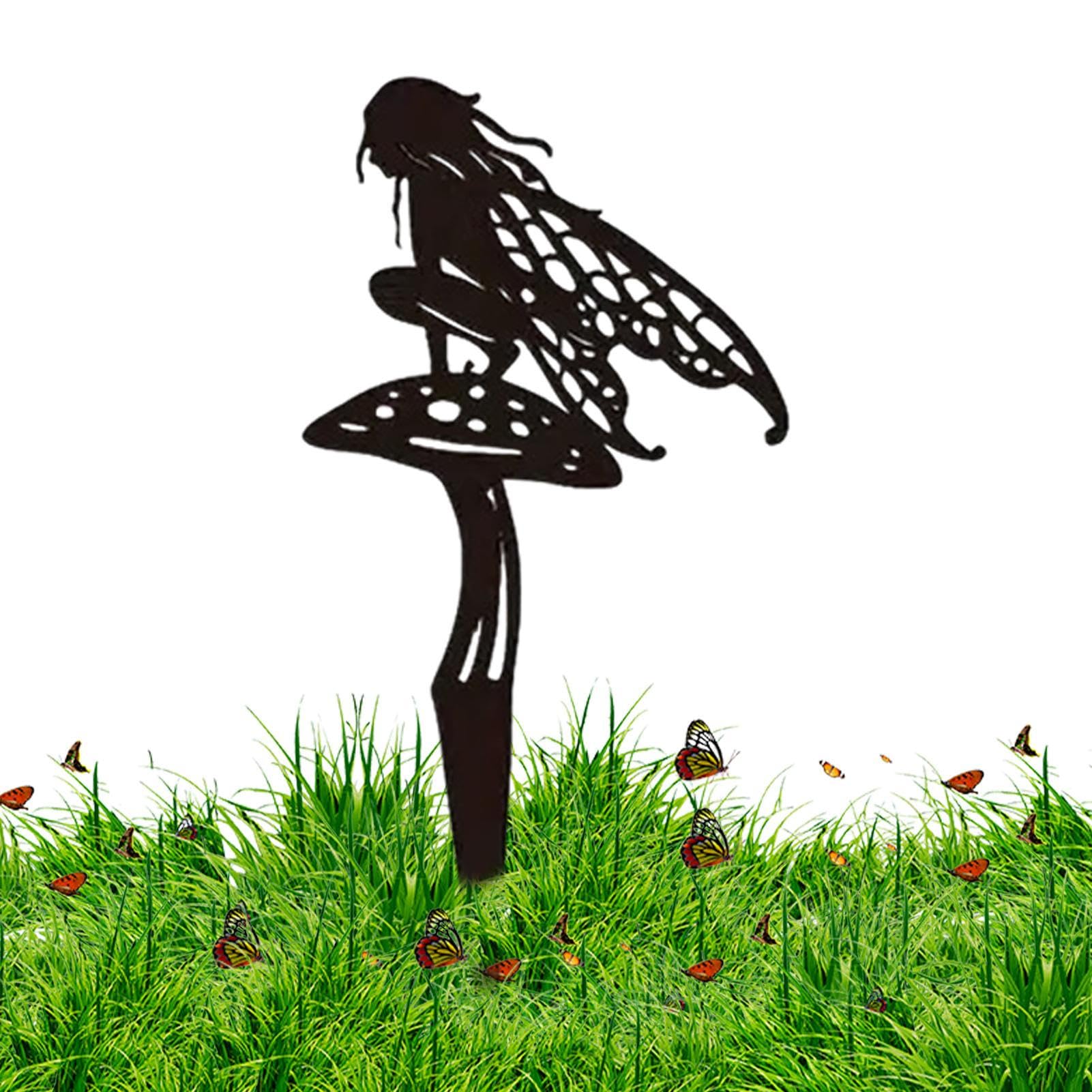 UVAN ART Fate E Soffioni Ballano Insieme, Palo Da Giardino, Fata Magica - 2
