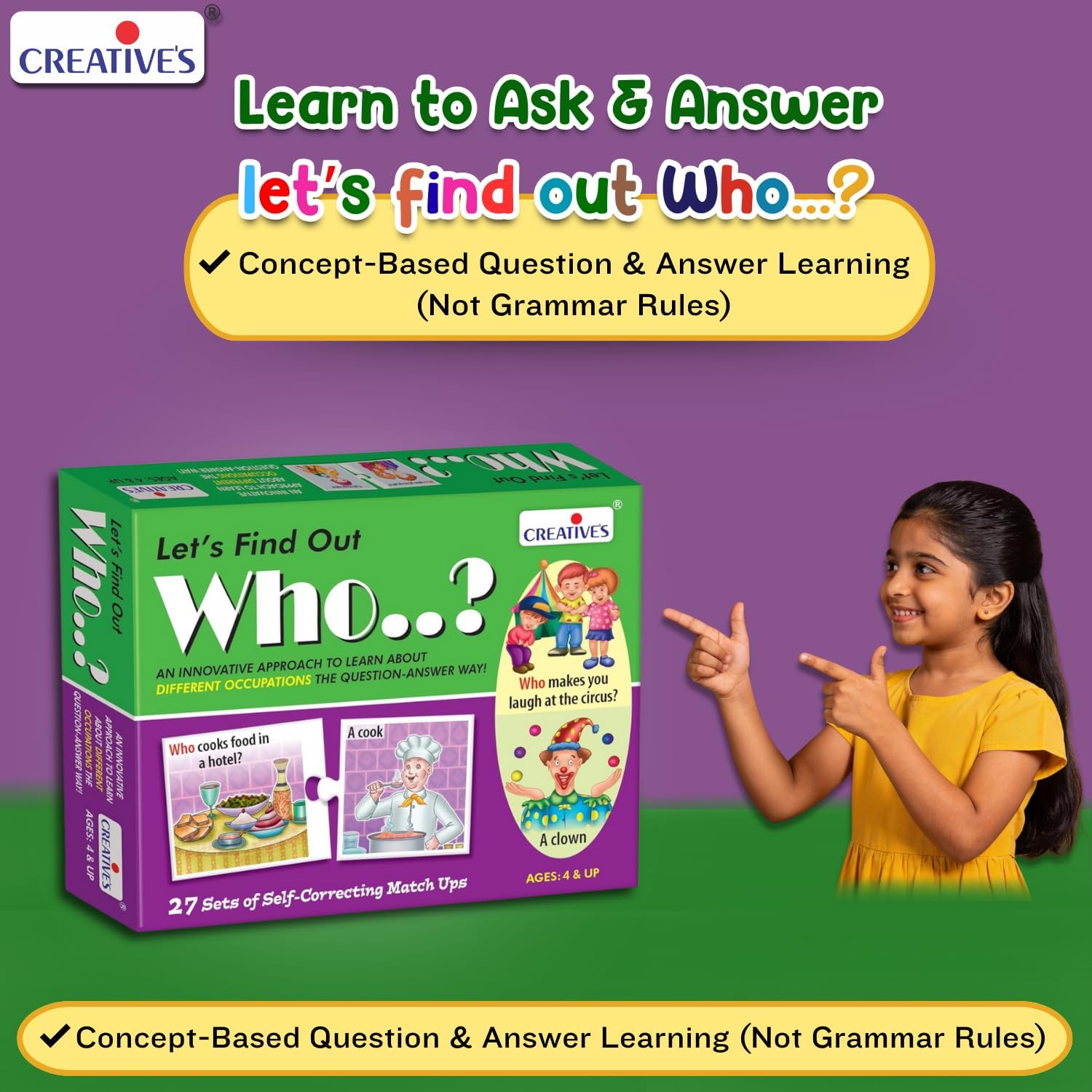 Creative Educational Creative Pre-School Let's Find Out Who?