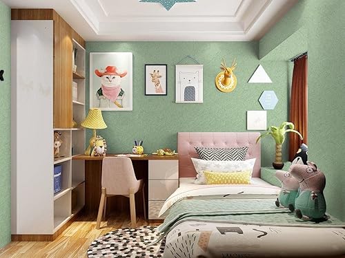 Miniatura 258 de Abyssaly - Papel tapiz amarillo para despegar y pegar, extraíble, para dormitorio de niñas, autoadhesivo, textura de seda en relieve, papel adhesivo