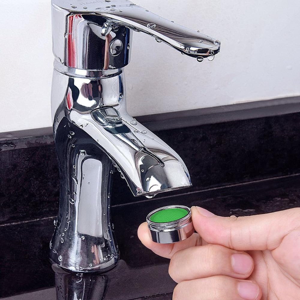 40 szt. 24 mm perlator do kranu kuchennego, filtr siatkowy odporny na zachlapanie, rdzeń oszczędzający wodę, wylot, akcesoria kuchenne, 24 mm plastikowy bąbelek, 40 szt.