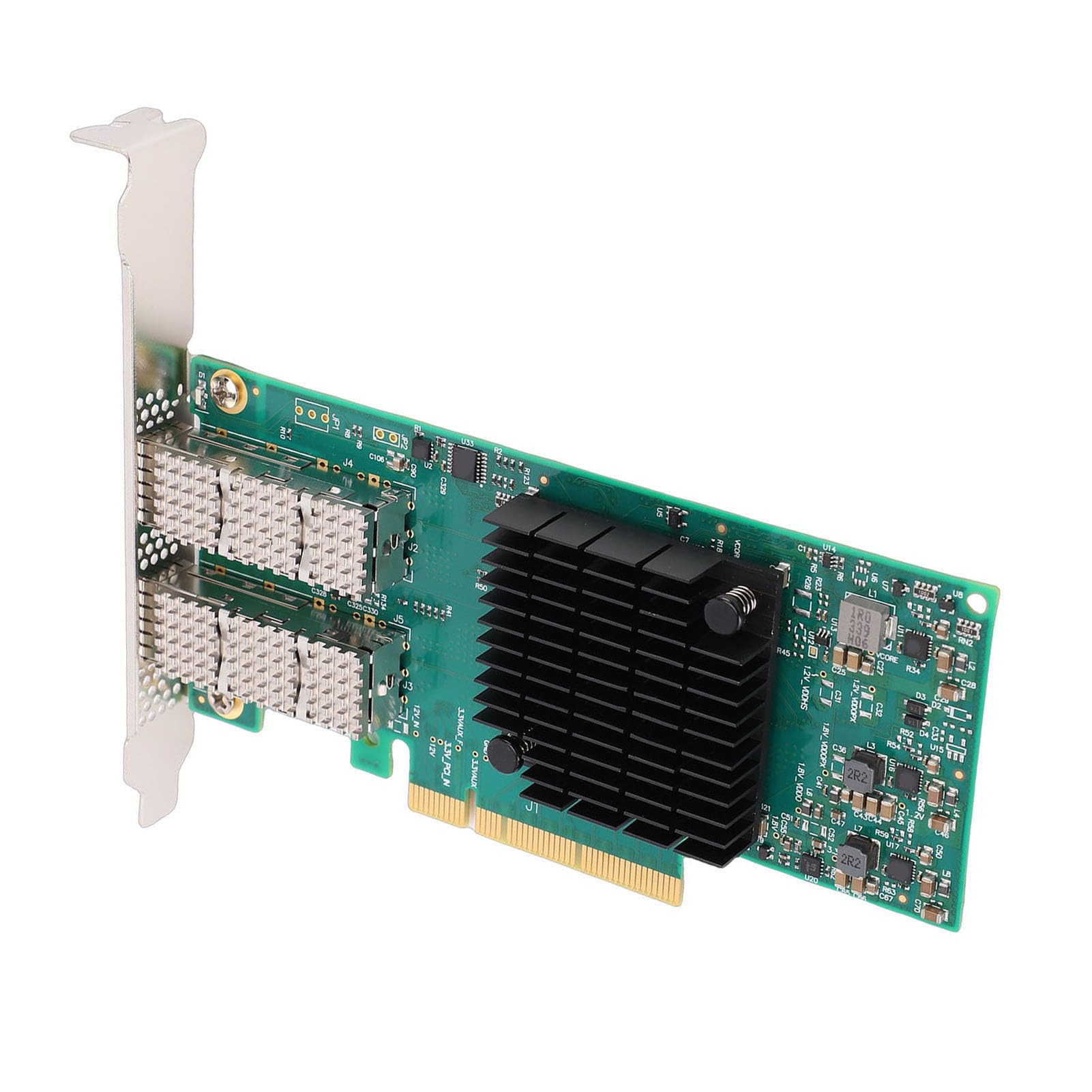 Scheda di Rete per Server a Doppia Porta, Trasmissione Ad Alta velocità da 10 Gbps, Bassa Latenza con Tecnologia RDMA, Supporta più Sistemi Operativi e Tipi di Fibra