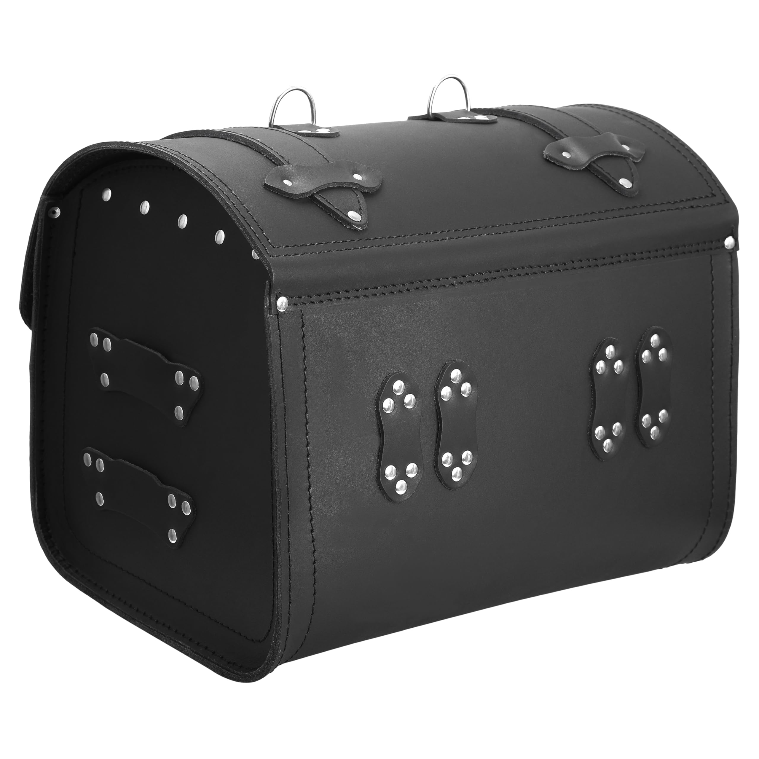 Gepäckkoffer Packtasche kompatibel mit Heritage Deluxe Springer Loki Black Rolle GepäckrolleHarley Davidson Sissybar Gepäckträger schwarz HD