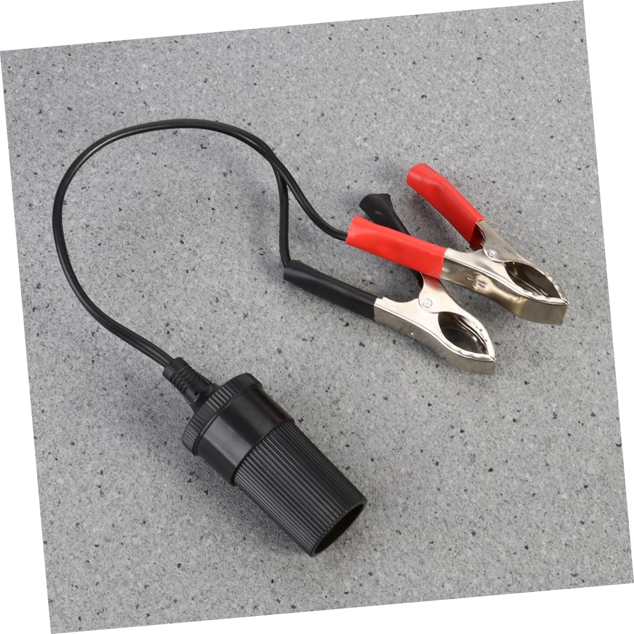 Alipis Adaptateur Allume Cigare Avec Pince Pour Borne De Batterie De Voiture Câble Connecteur Double Couleur