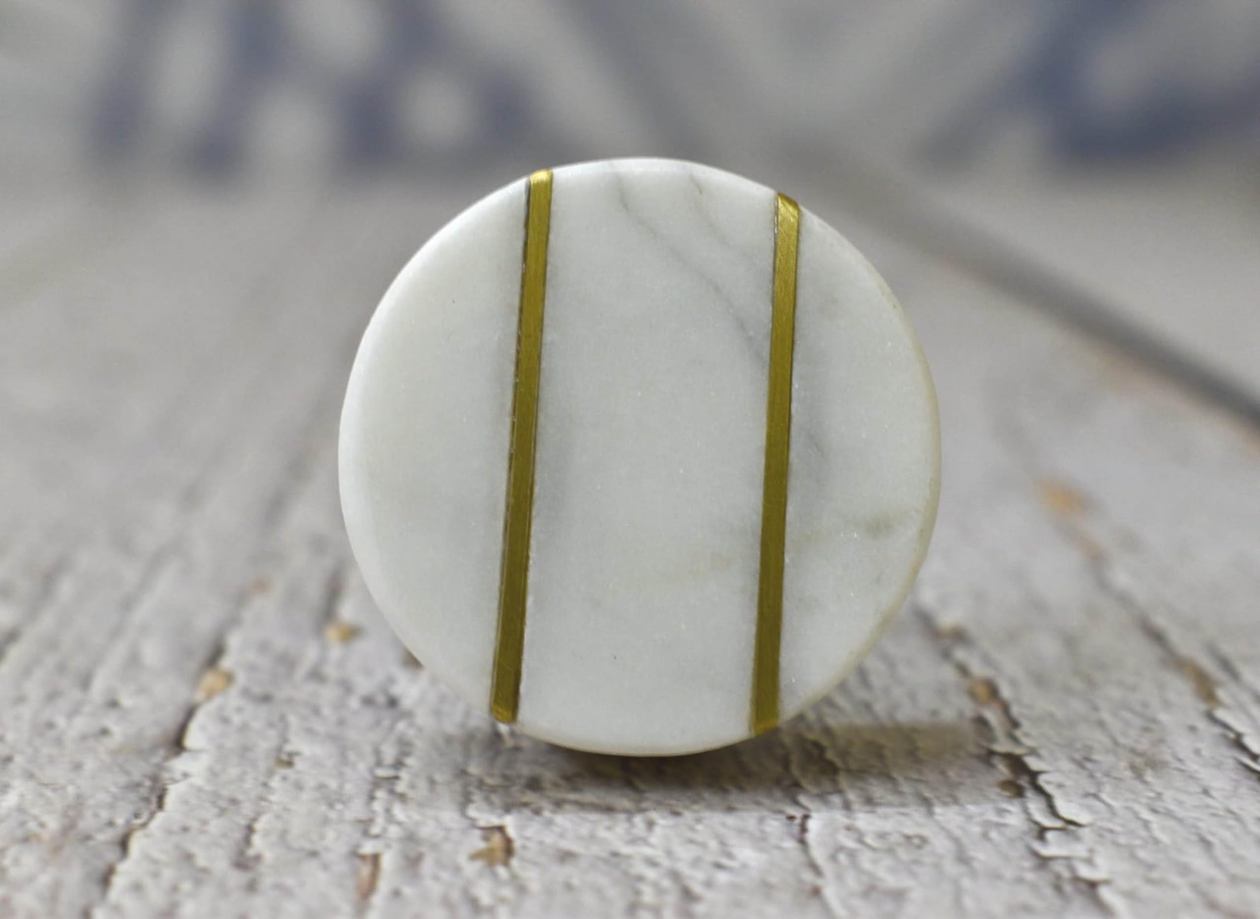 Lot De 6 Boutons De Meuble Vintage En Céramique Ivoire