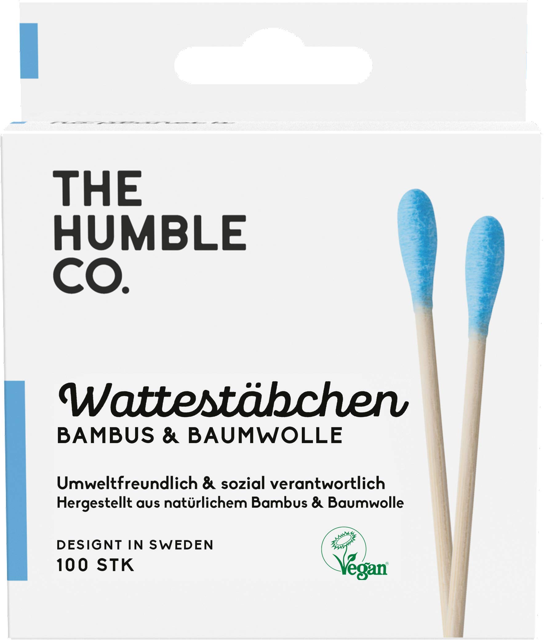 The Humble Co Cotton Swabs (BLUE)