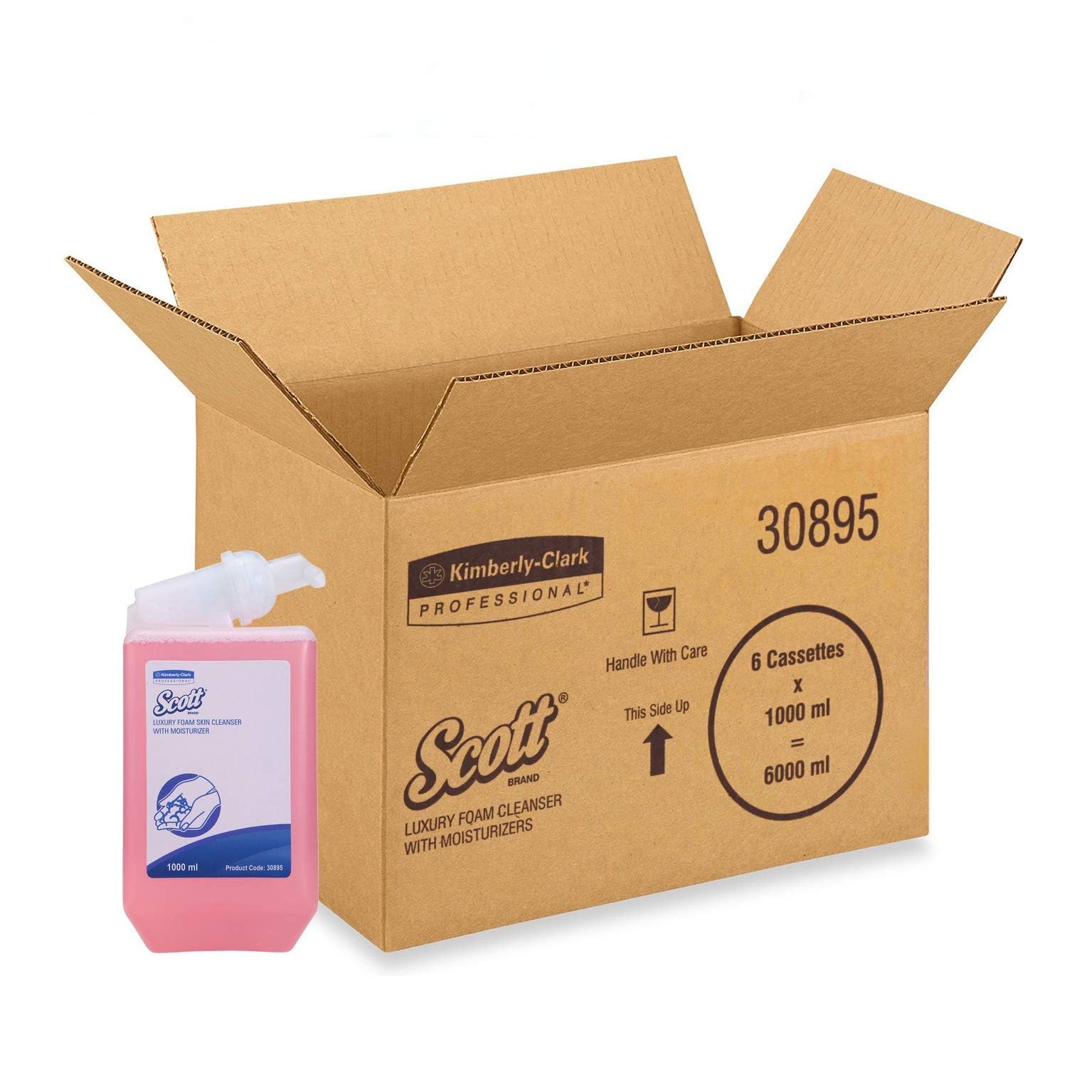 Sponsored Ad - Scott Luxury Foam Soap for Hotels and Offices by Kimberly Clark-30895 A (1L)-Pack of 6