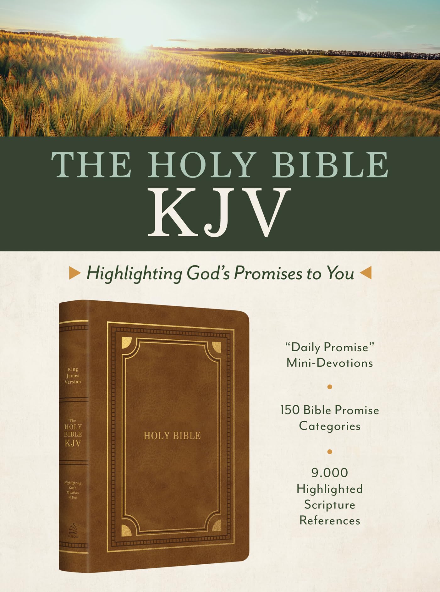 Holy Bible: KJV Highlighting God's Promises to You - Gold & Camel