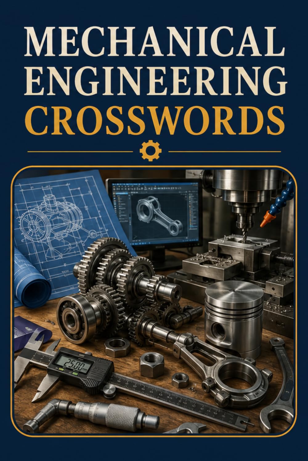 MECHANICAL ENGINEERING CROSSWORDS: 60 crosswordsPuzzles | Solutions Included|