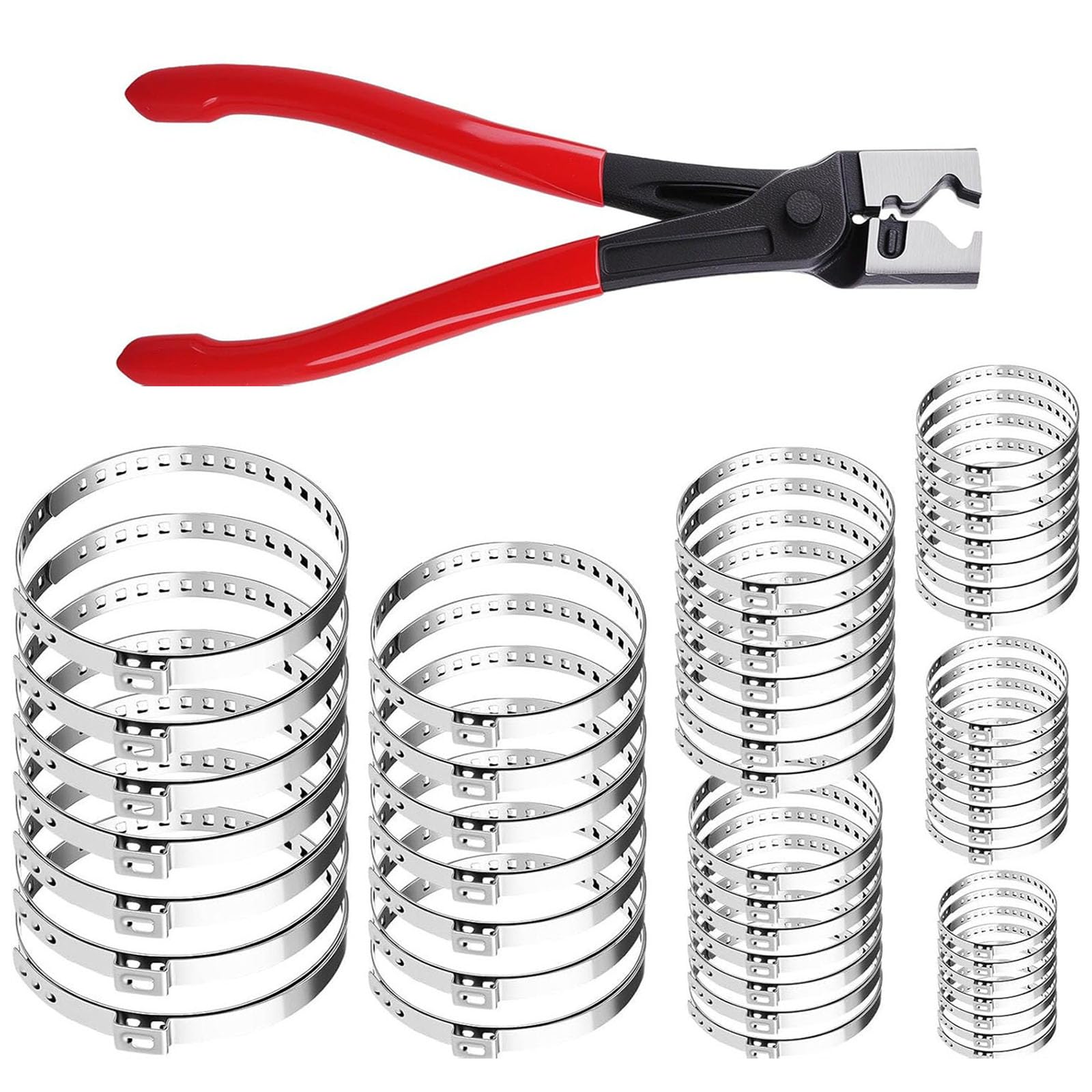 Jiingekk A Nonrust Steel Djustable Hose Clamp Pliers For Securing Hoses In Industrial Domestic Nd Utomotive Use Secure Clamps