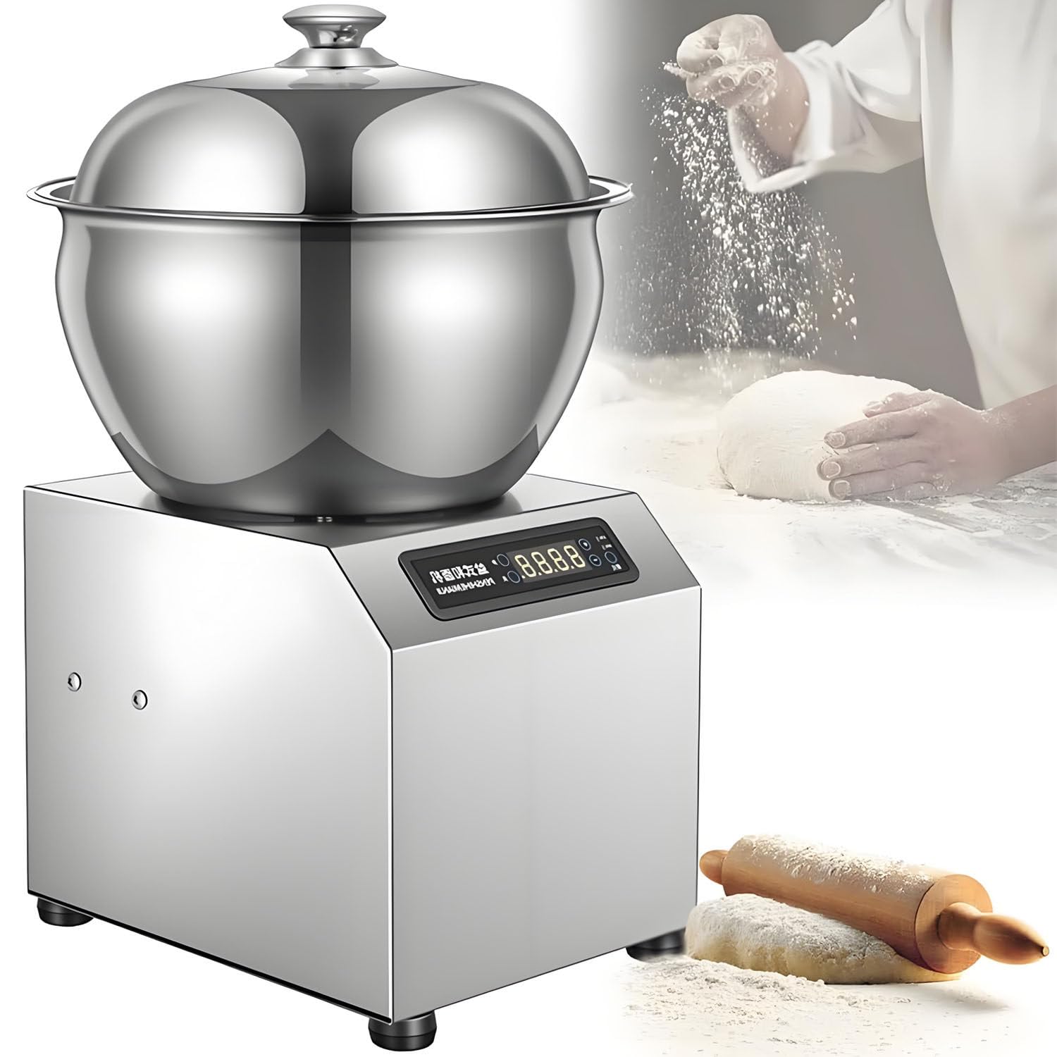 Impastatrice commerciale da 2200 W, 8KG