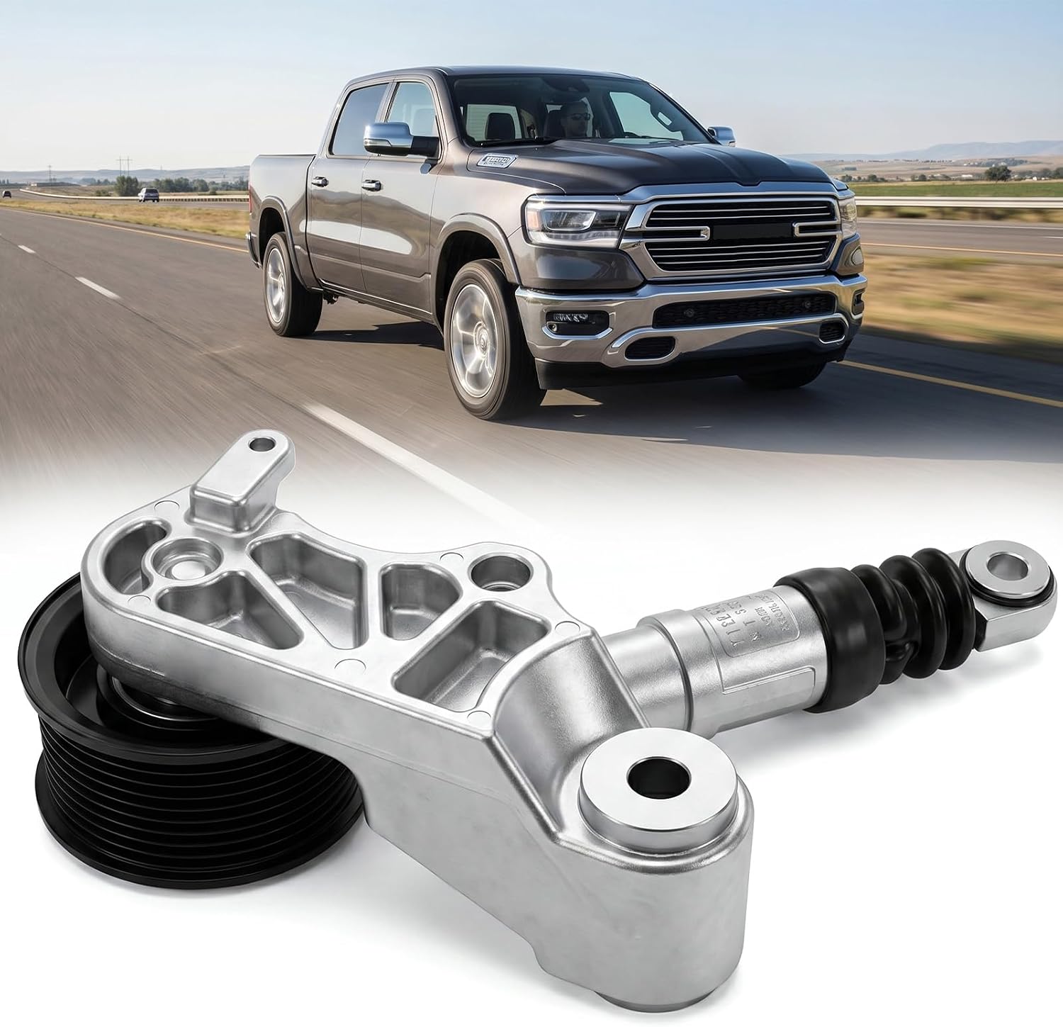 5281590AB 05281590AB Drive Belt Tensioner Replacement for Ram 1500 2019-2026 Fits for Jeep Wrangler 2019-2023 3.6L V6