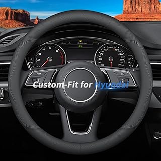 Deer Route Custom-Fit Hyundai Steering Wheel Cover, Premi...