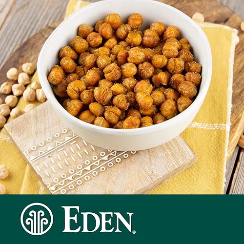Miniatura 7 de Eden Garbanzos orgánicos, garbanzos, lata de 15 onzas (paquete de 12), sin sal añadida, sin OMG, sin gluten, vegano, kosher, cultivado en Estados