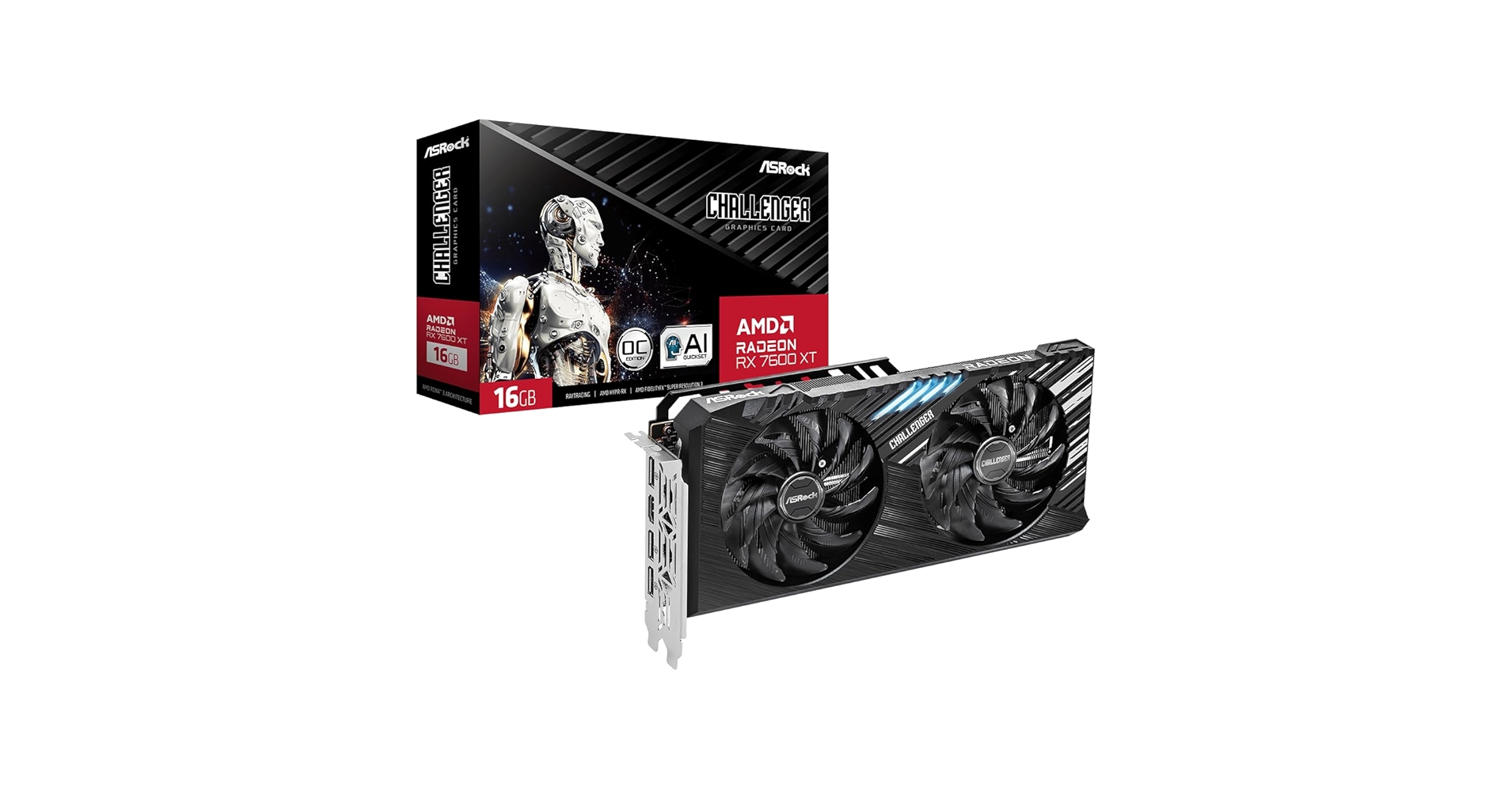 radeon rx7600 ASRock challenger 箱なし ASRock > AMD Radeon™ RX 7600 Challenger Pro 8GB OC