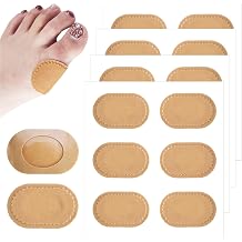 24 Pcs Foot Callus Toe Oval Cushions Pad Protector Corn Patches Shoe Accessories Fabric Feet Heel Toe Protector