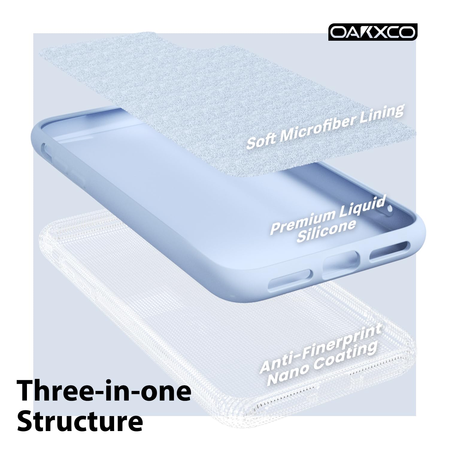 oakxco for iPhone 16 Pro Max Case Liquid Silicone, Soft Rubber Gel Elegant Aesthetic Basic Simple Cover, Cute Thin Slim TPU Matte Solid Color Plain Smooth Case for Women Girl, Light Pink — view 592