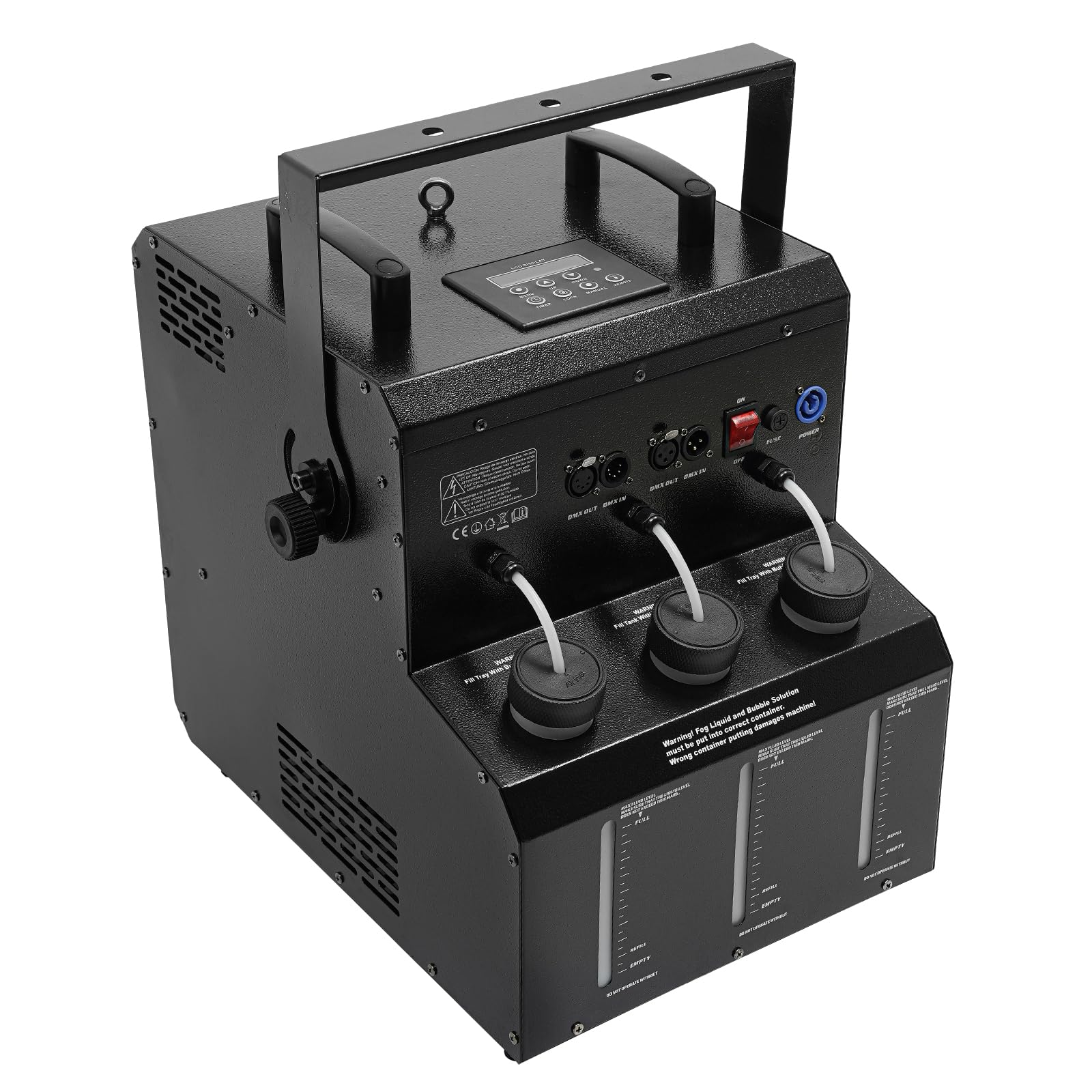 Smoke and Bubble Machine Stage Effects Professional 3-in-1 for Stage Shows, Weddings, Birthday Parties, Halloween, Christmas, Indoor/Outdoor Parties 900W