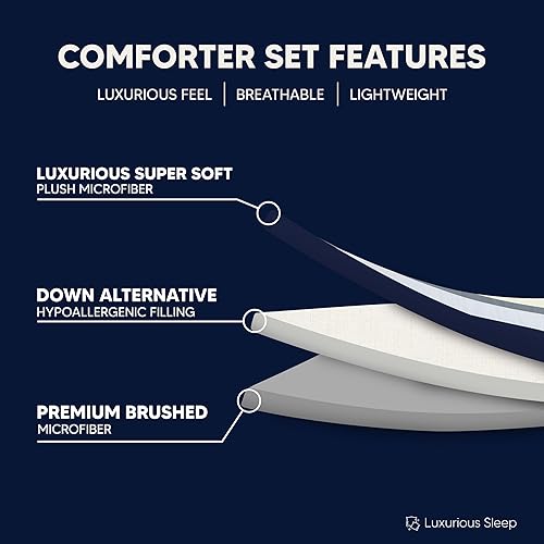 Miniatura 5 de Juego de cama de 10 piezas Chic Home patrón duque de colores todo en una bolsa