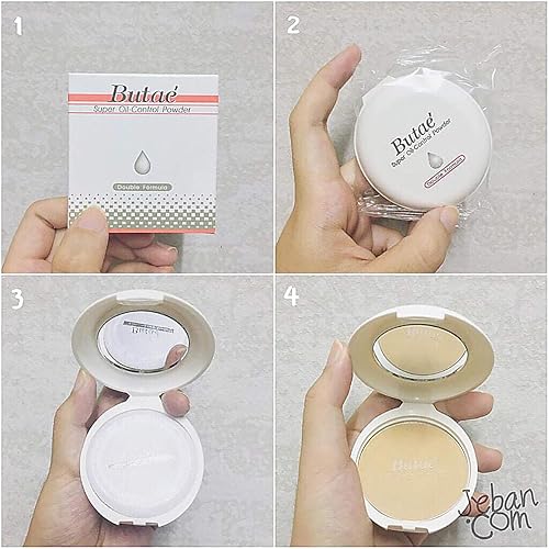 Miniatura 3 de Super Oil Control Face Compact Foundation Powder Loose Translucent Perfect Skin Smooth Radiance Oil Free Oil Pressed Light Weight Long Lasting Spf25