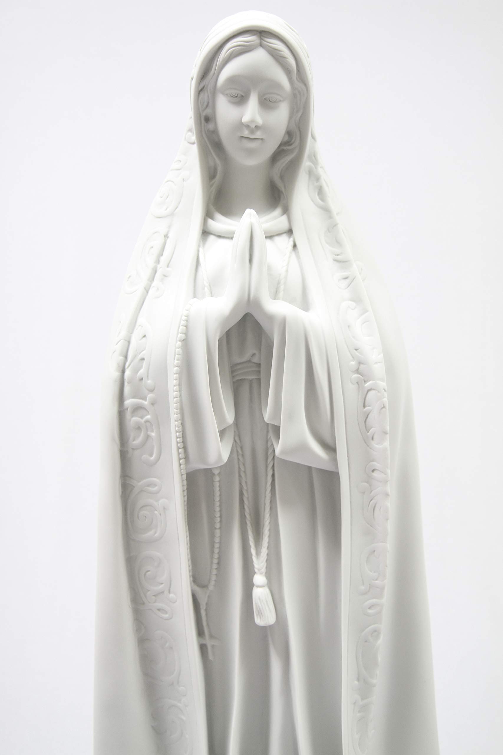 ♦輸入品♦キリスト教美術 ファティマの聖母マリア像 彫刻 彫像 高さ約30cm Amazon.co.jp: 32インチ ファティマの聖母 巡礼者 聖母マリア 母像